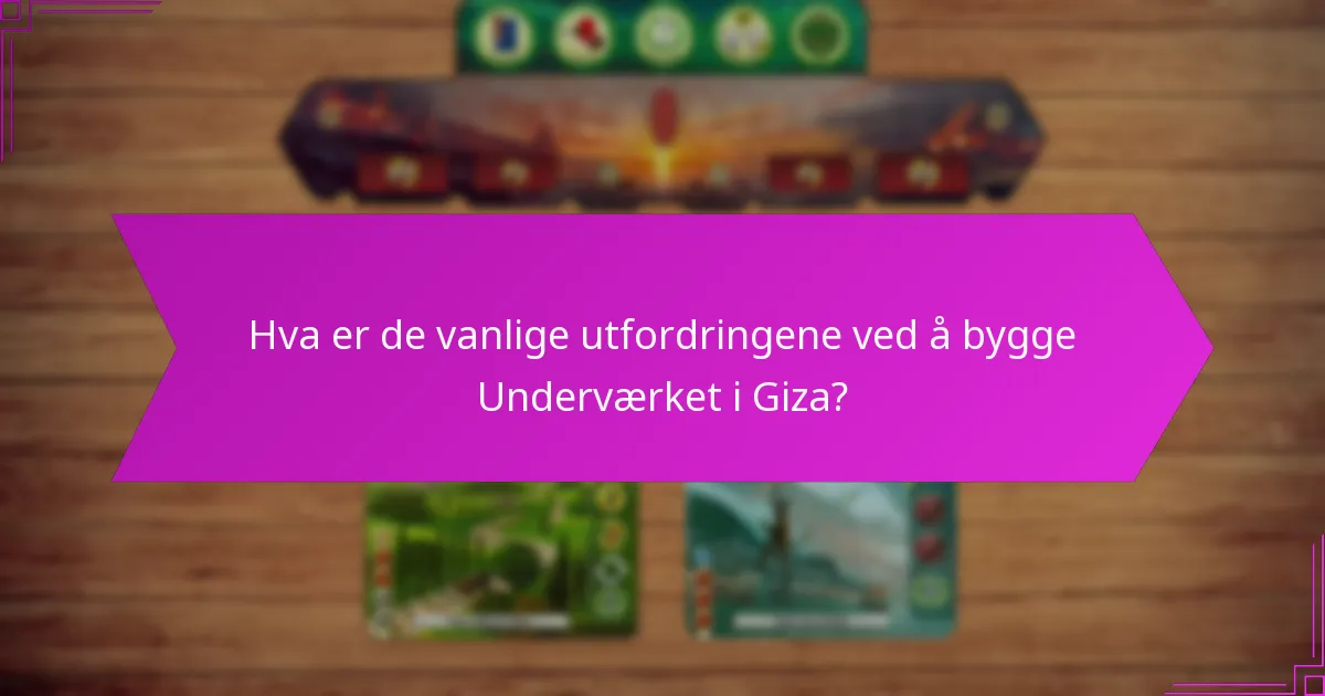 Hvordan effektivt forvalte ressurser for Underværket i Giza?