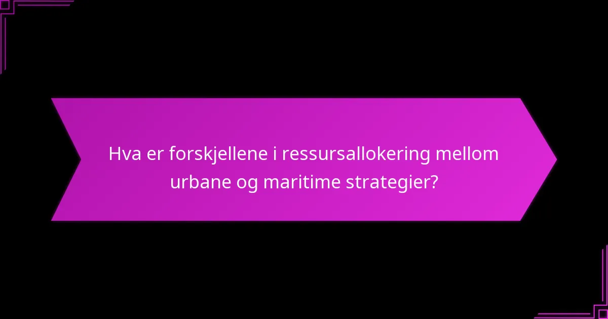 Hva er maritime strategier og deres nøkkelkjennetegn?
