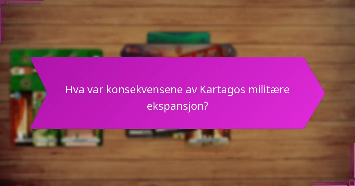 Hvilke ressurser kontrollerte Kartago for militær fordel?