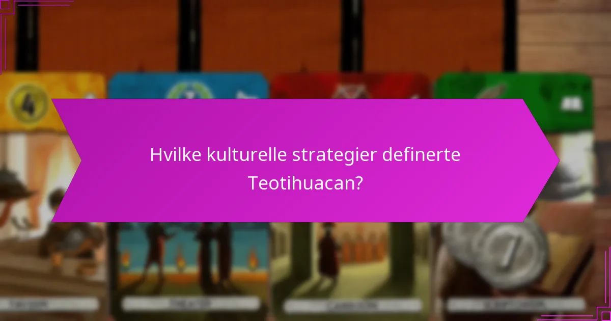 Hvilke arkeologiske funn belyser Teotihuacans historie?